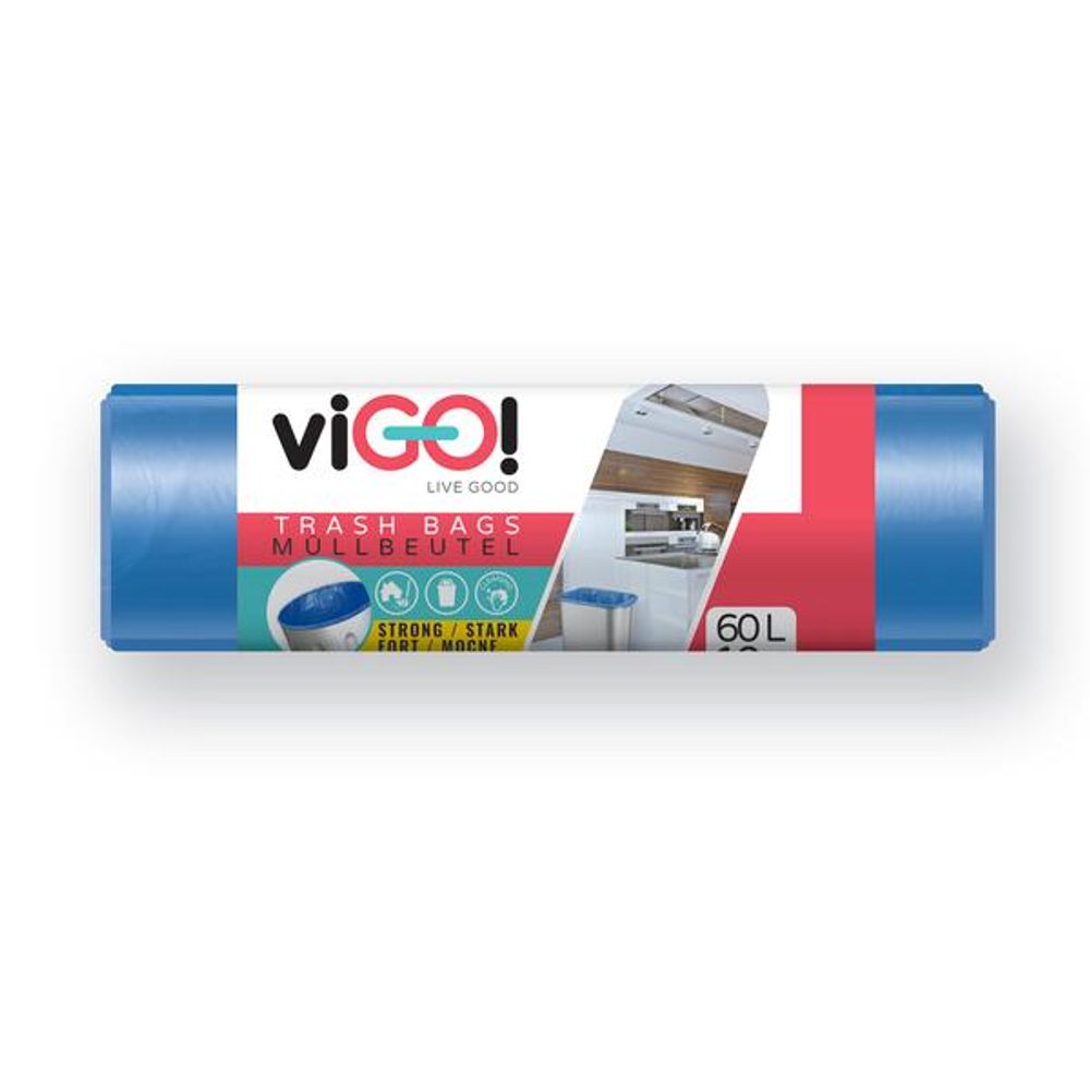 Levně VIGO PYTEL DO ODP.KOŠŮ LDPE VIGO,60L/10KS,60X80CMMODRÝ