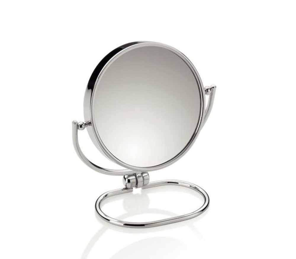 Levně KELA Zrcátko FRANCA chrom L 11,5cm x W 6,5cm x H 11cm / Ř 9cm KL-20640