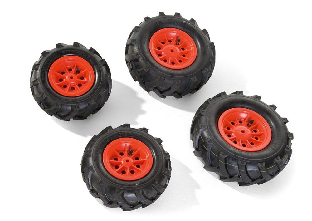 Levně Nafukovací pneumatiky na traktory Junior, Farmtrac - červené