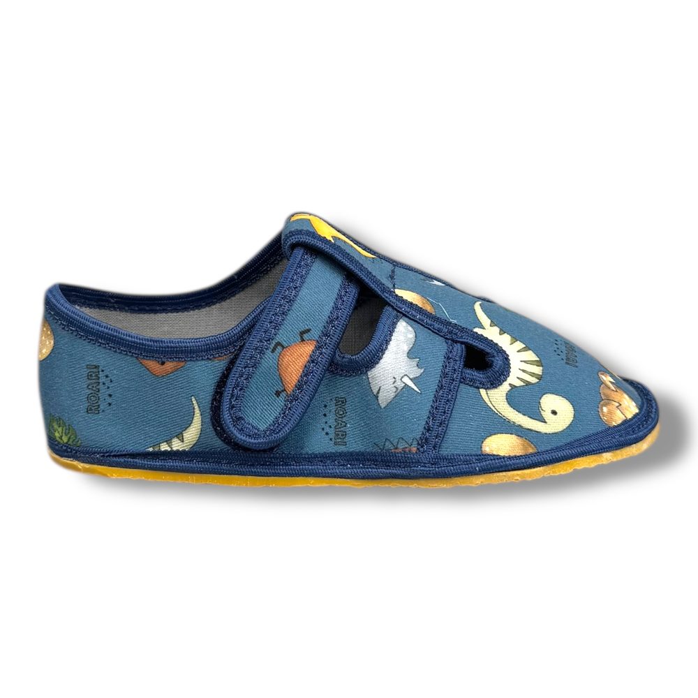 Levně Raweks ZUZIA Z29 – dětské barefoot přezůvky - Dinosauři - 26