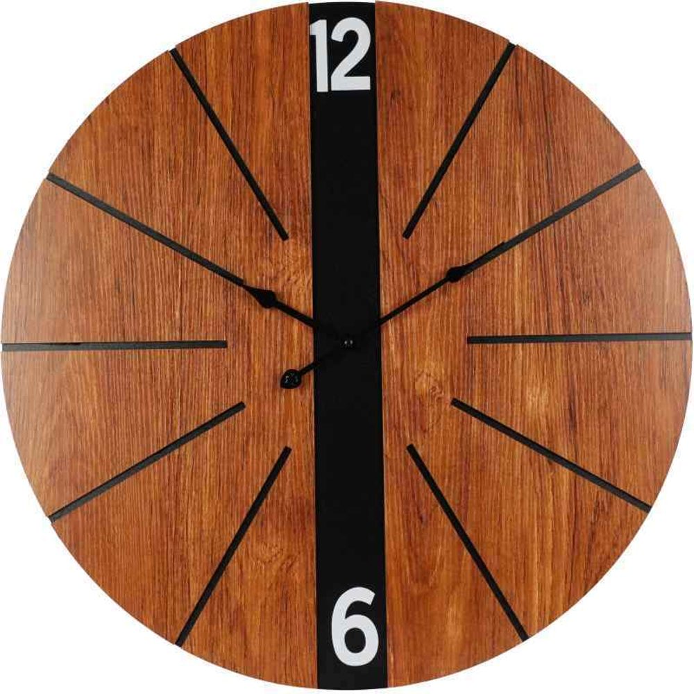 Levně SEGNALE Nástěnné hodiny dřevěné 60 cm KO-Y36300190