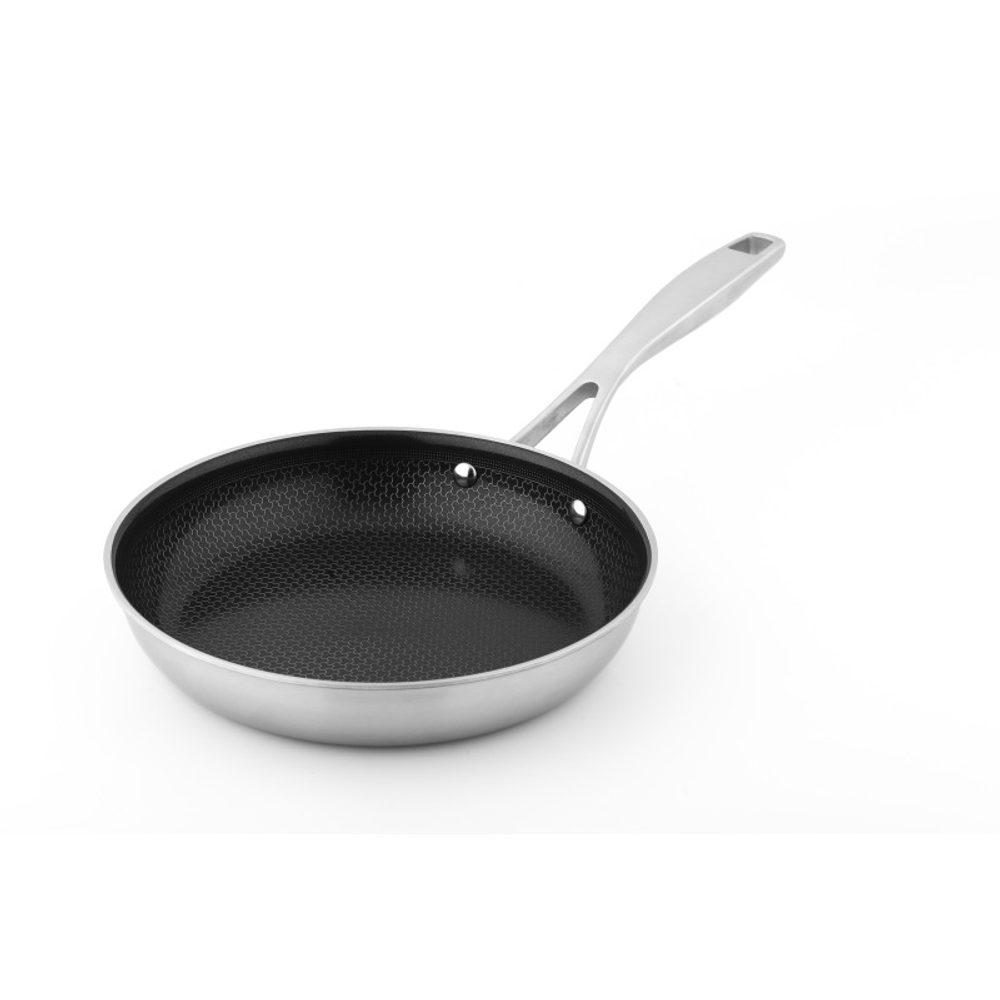 Levně CS SOLINGEN Pánev nerezová s nepřilnavým povrchem Triply DuraMax 24 cm CS-097264