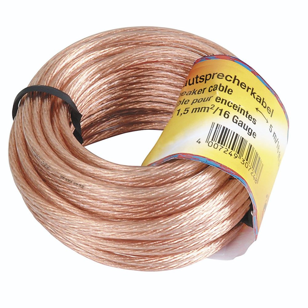 Levně Hama reproduktorový kabel 2x 1,5 mm, 10 m, nebalený