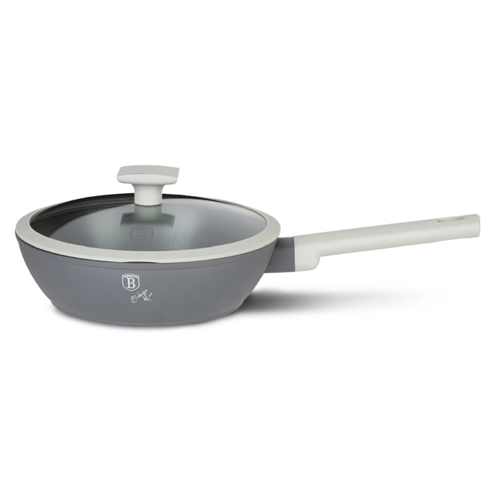 Levně BERLINGERHAUS Pánev hluboká s poklicí s titanovým povrchem 24 cm Aspen Collection BH-7069