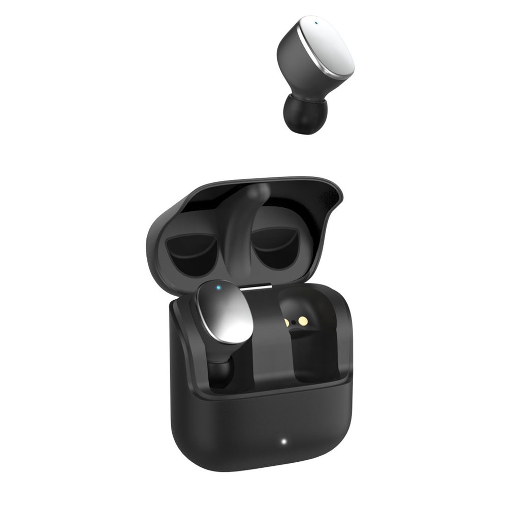 Levně Hama Bluetooth sluchátka Spirit Pure, špunty, nabíjecí pouzdro, černá