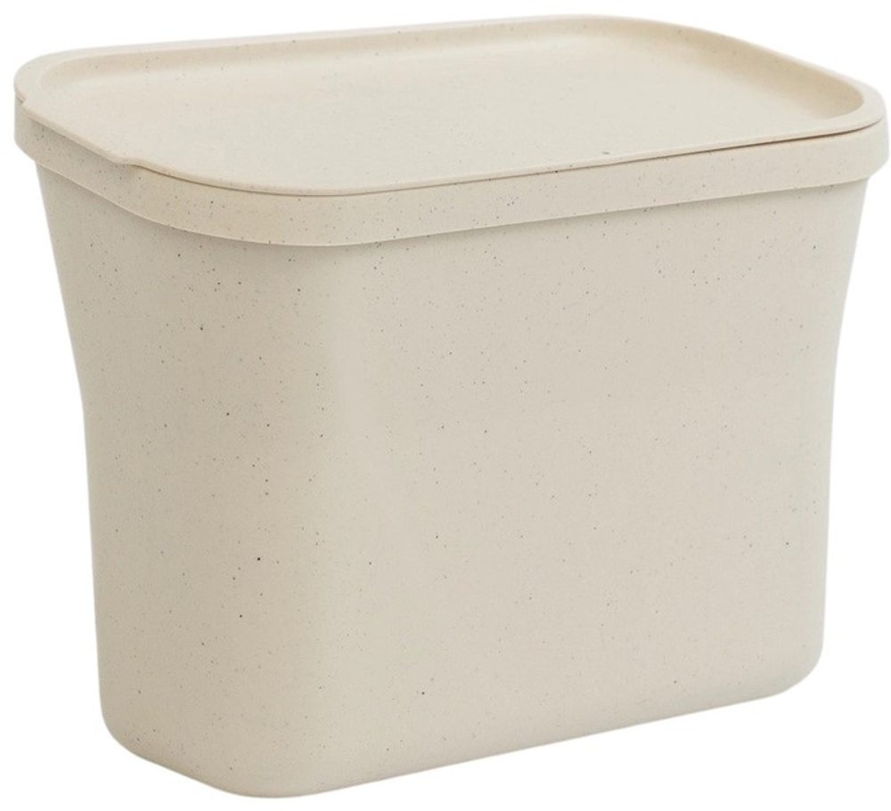 Levně koš odp. 4l závěs.na dvířka+víko (27,6x14,1x20,6cm) sl.kost., plast