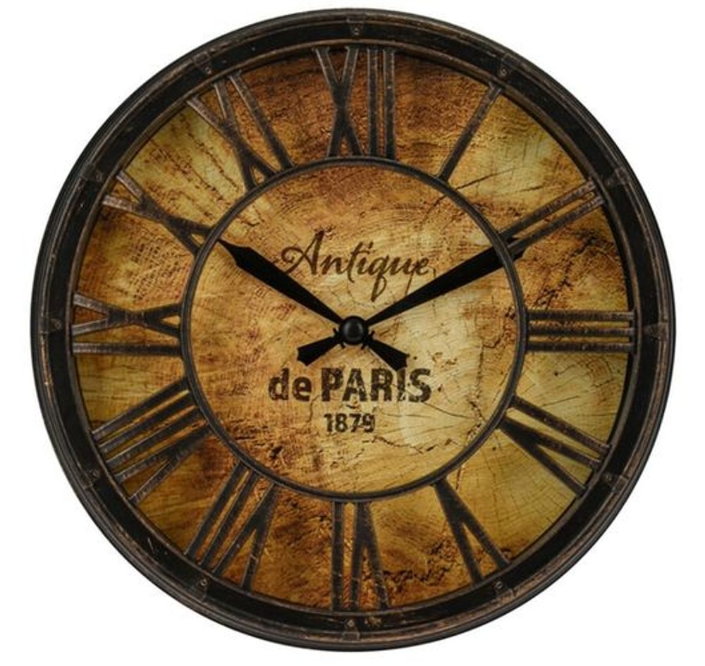 Levně hodiny d21cm "PARIS", nástěnné