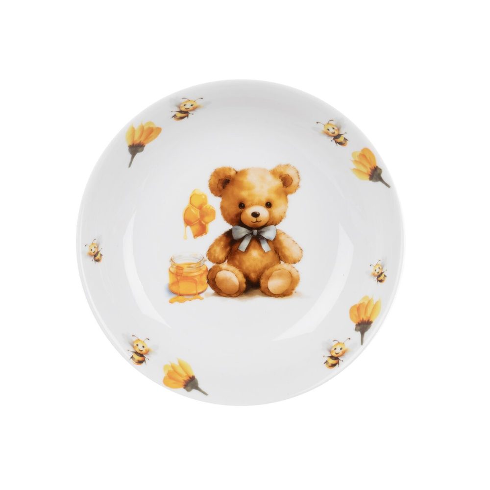 O Talíř porc. hluboký dětský MEDVÍDEK pr. 19 cm