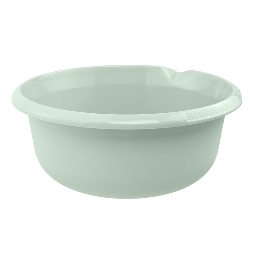 mísa d36x15cm s výlevkou, sv.zelená, 9,0l, plast