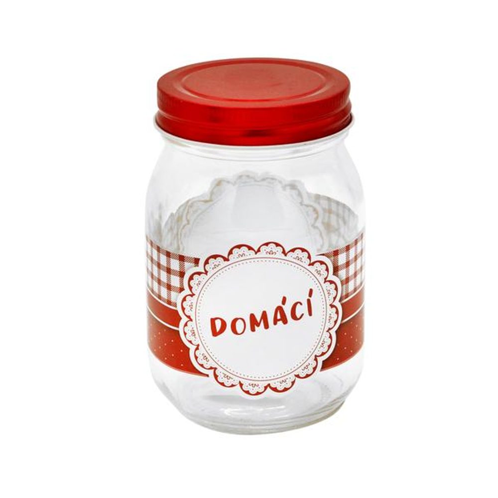 Levně TORO SKLENICE ZAVAŘOVACÍ S VÍČKEM DOMÁCÍ 500ML