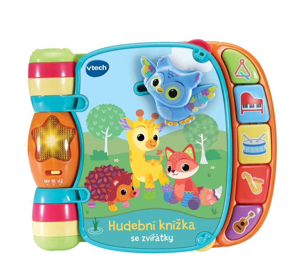 Levně Vtech Hudební knížka se zvířátky CZ