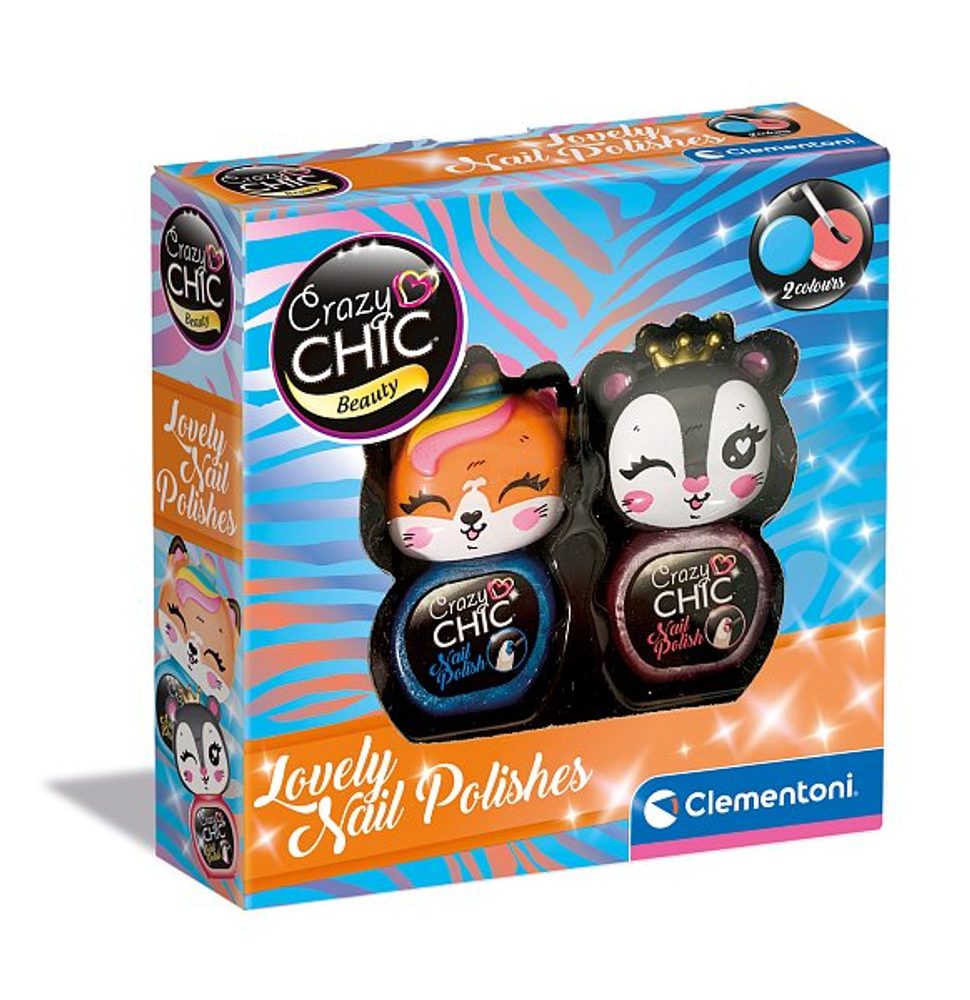 Levně CLEMENTONI Crazy CHIC - Lovelly Collection - Laky na nehty, set 2