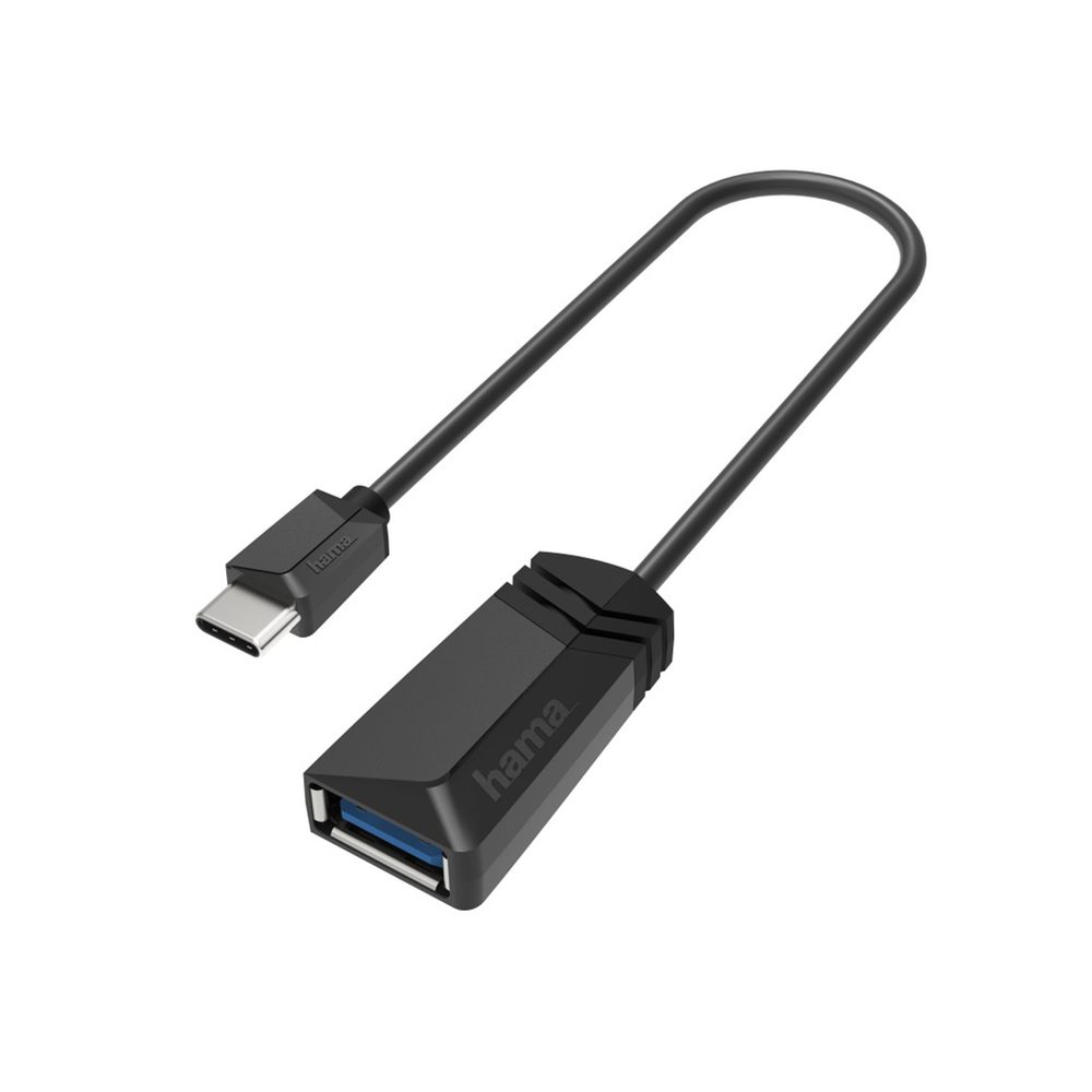 Levně Hama redukce USB-C na USB-A (OTG), 15 cm