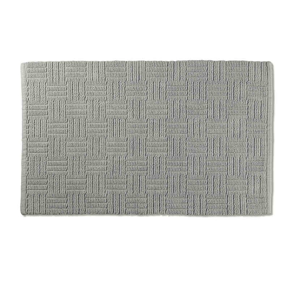 Levně KELA Koupelnová předložka Leana 80x50 cm bavlna šedá KL-23521