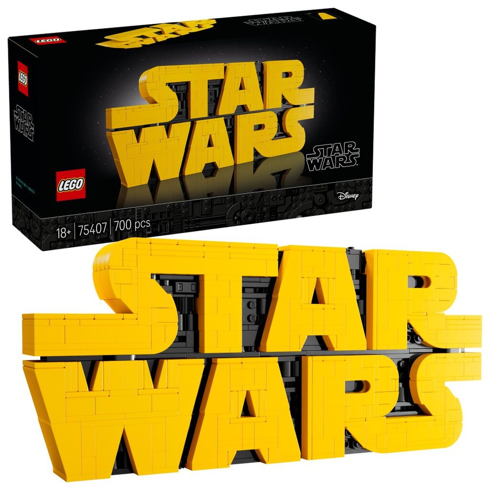 Levně Logo Star Wars™ z kostek