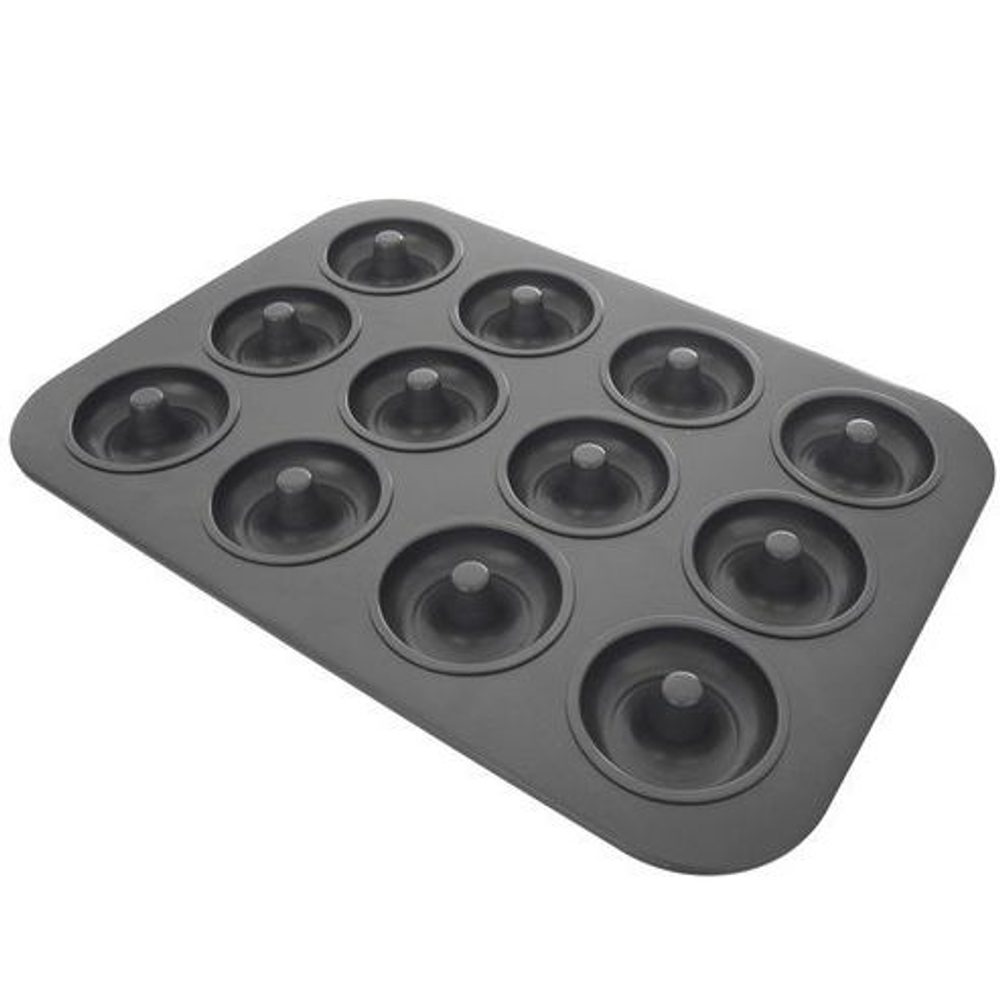 Levně forma 12ks DONUT, Grande, nepř. povrch, kov