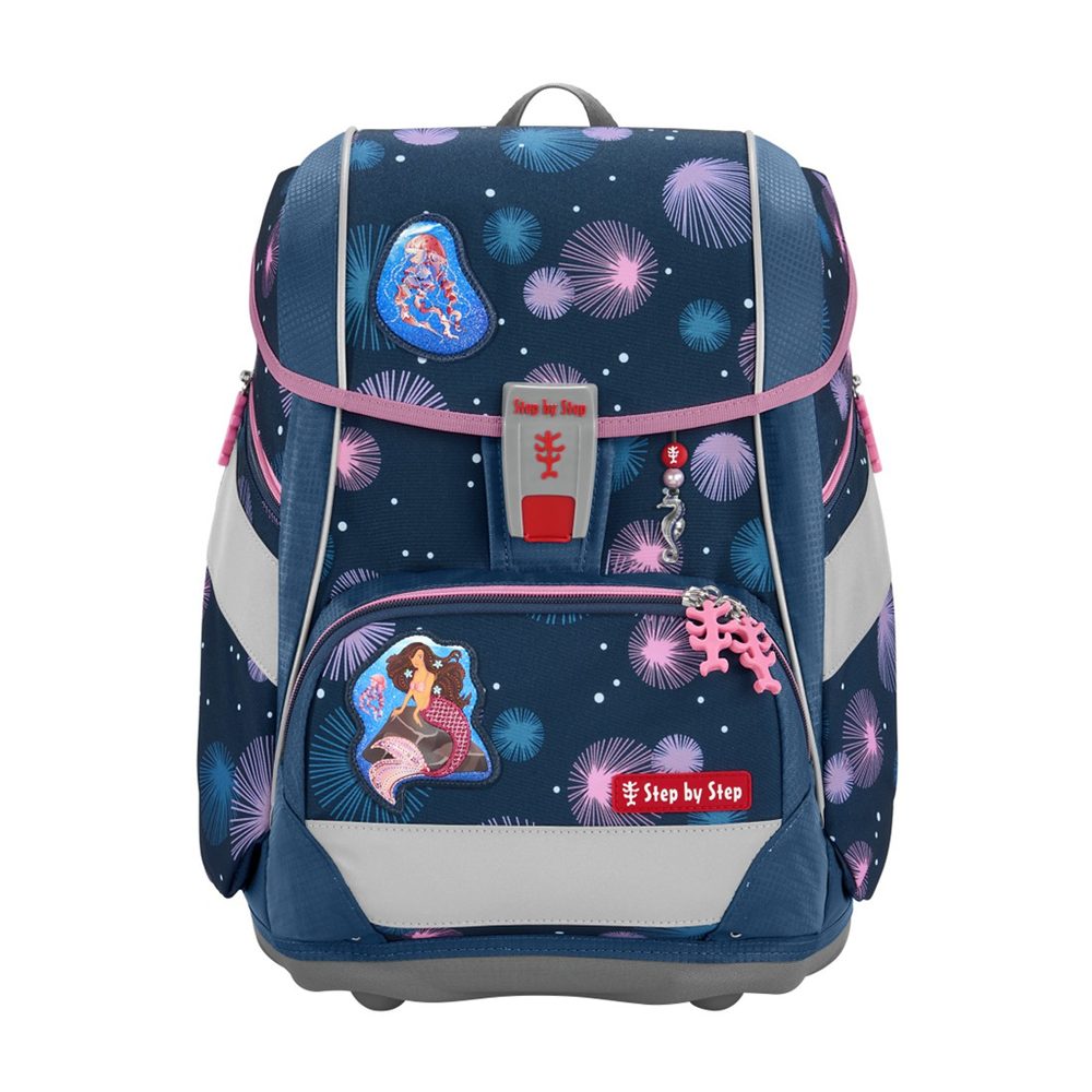 Levně Školní aktovka/batoh 2IN1 PLUS pro prvňáčky – 6dílný set, Step by Step MERMAID DELIA