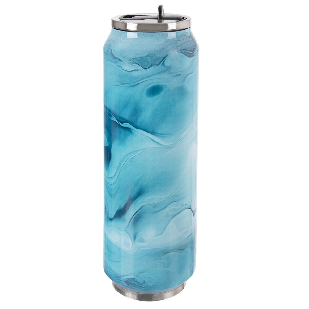 Levně Termoska plechovka 0,7 l mramor