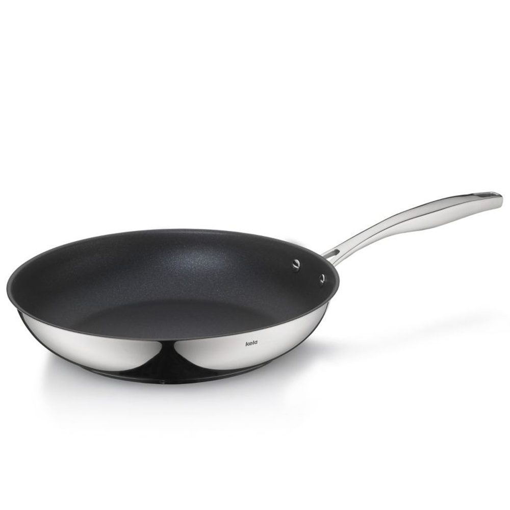 Levně KELA Pánev Flavoria nerez 18/10 s nepřilnavým povrchem 6,0 cm 28,0 cm KL-10199