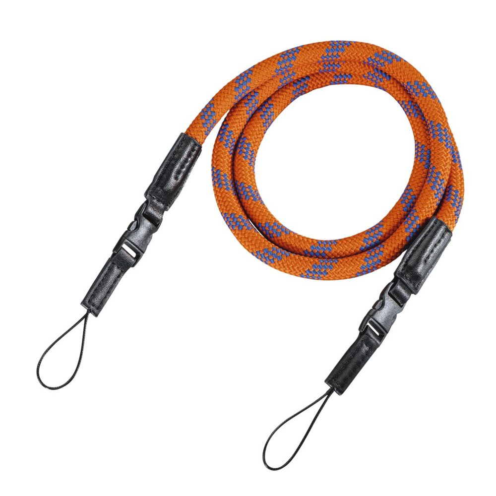 Levně Hama Braid 120, popruh na fotoaparát, délka 120 cm, oranžový/modrý