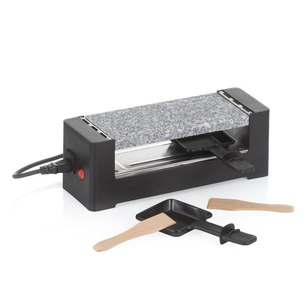 Levně KELA Raclette/kámen Tomül granit black 2 osoby 33,0x11,0x11,5cm KL-10044