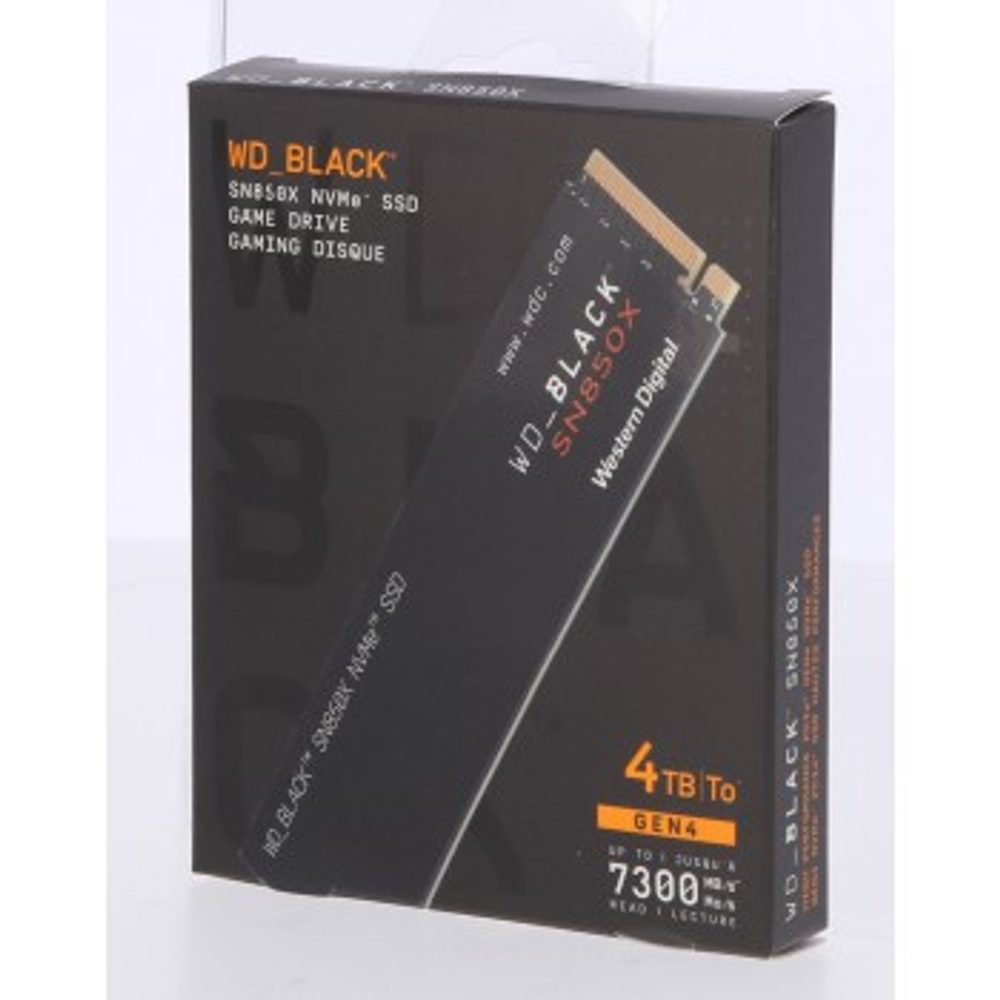 WD BLACK SN850X PCIe Gen 4 Gaming SSD 4 TB (obrázek 4)
