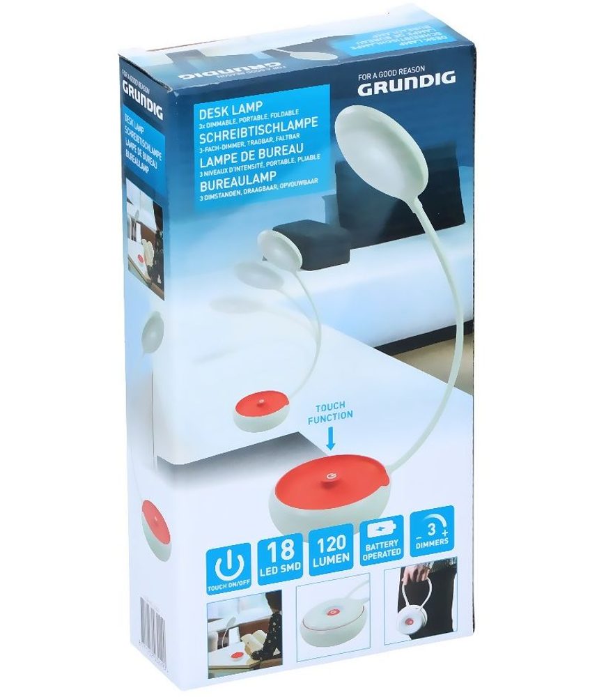Levně GRUNDIG Lampička na čtení přenosná červená ED-203229cerv