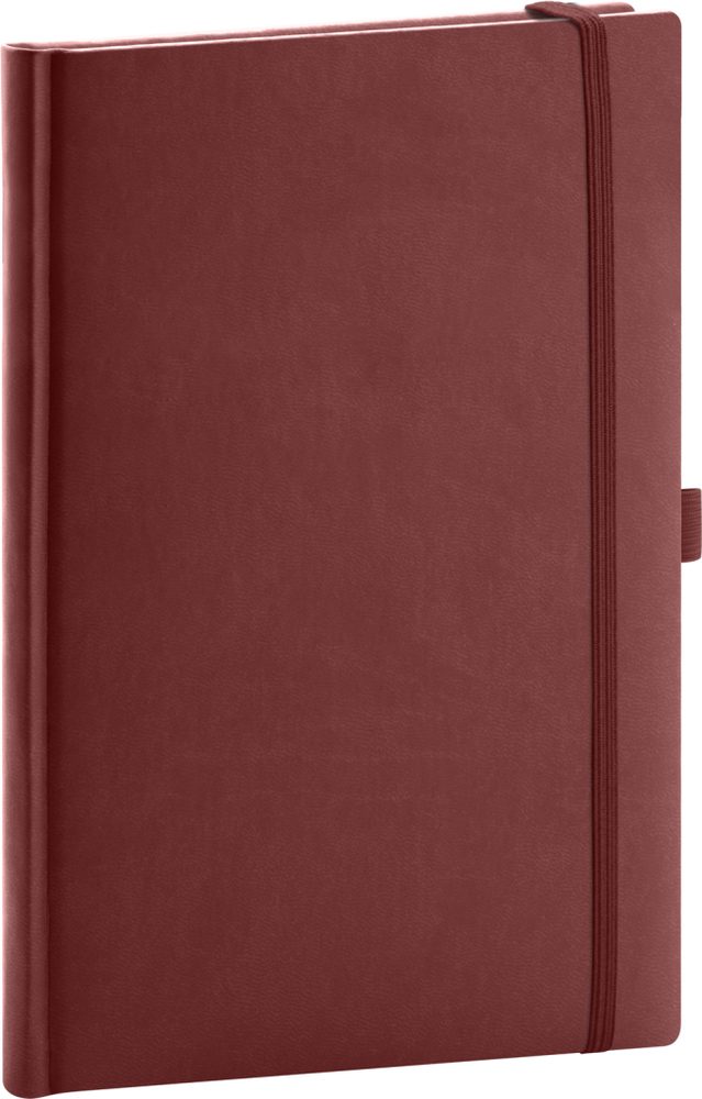 Levně NOTIQUE Notes Aprint Neo, vínový, tečkovaný, 15 x 21 cm