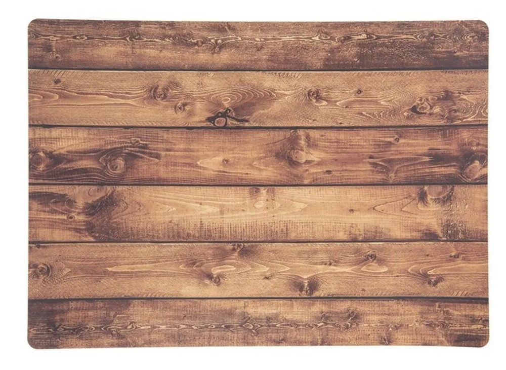 Levně prostírání 43x30cm, DŘEVO tmavé, plast