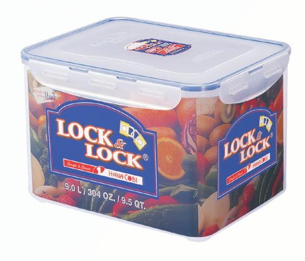Levně LOCKNLOCK Dóza na potraviny LOCK, objem 9 l, 22 x 28, 5 x 18 cm