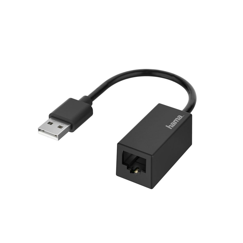 Levně Hama síťový adaptér USB-A - RJ45, Ethernet 100 Mb/s