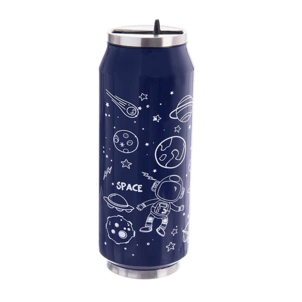 Levně Termoska plechovka 0,5 l vesmír