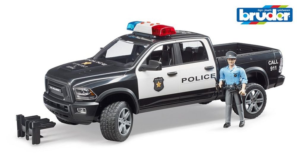 Levně Konstrukční vozy - policejní pick-up RAM2500 s policistou