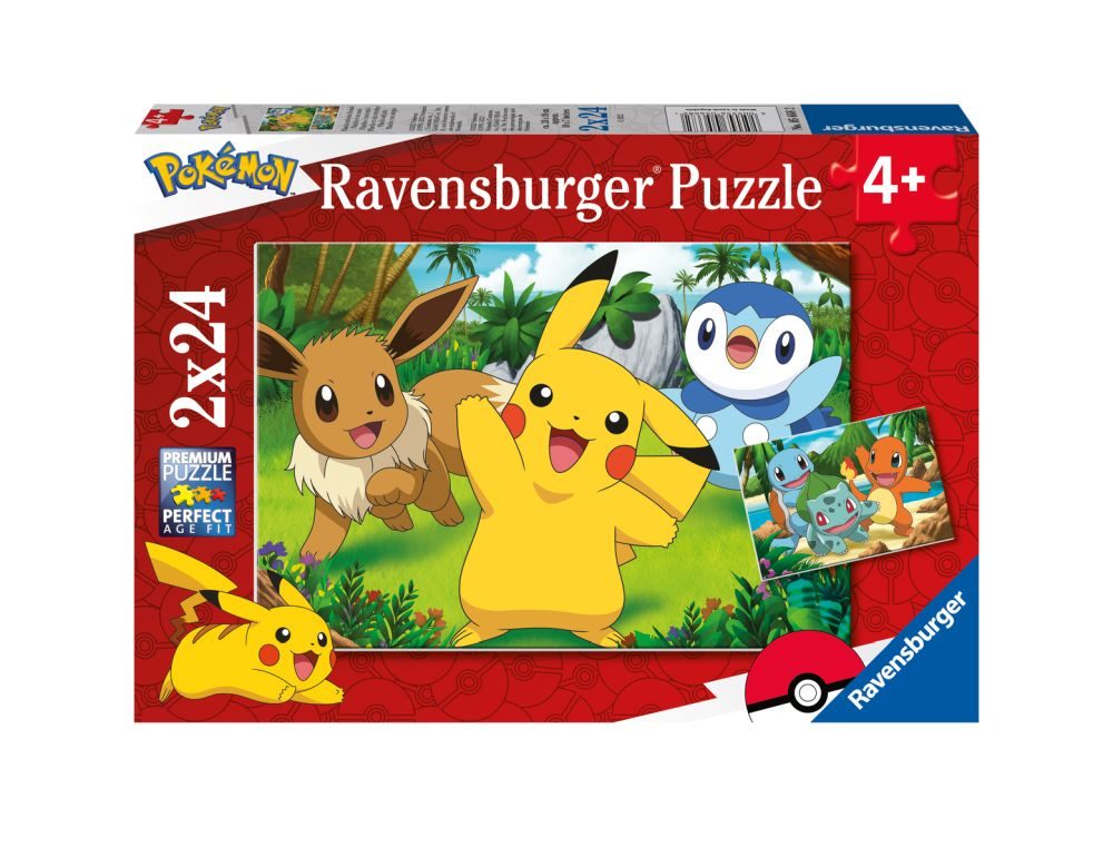 Levně Pokémon 2x24 dílků