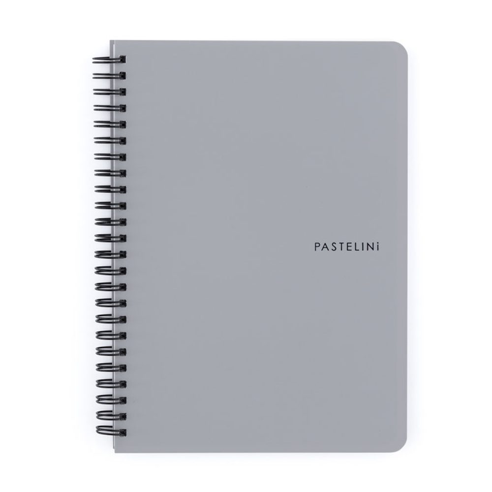 Levně Karton P+P Twin wire blok A5 PP PASTELINI šedá 8-805