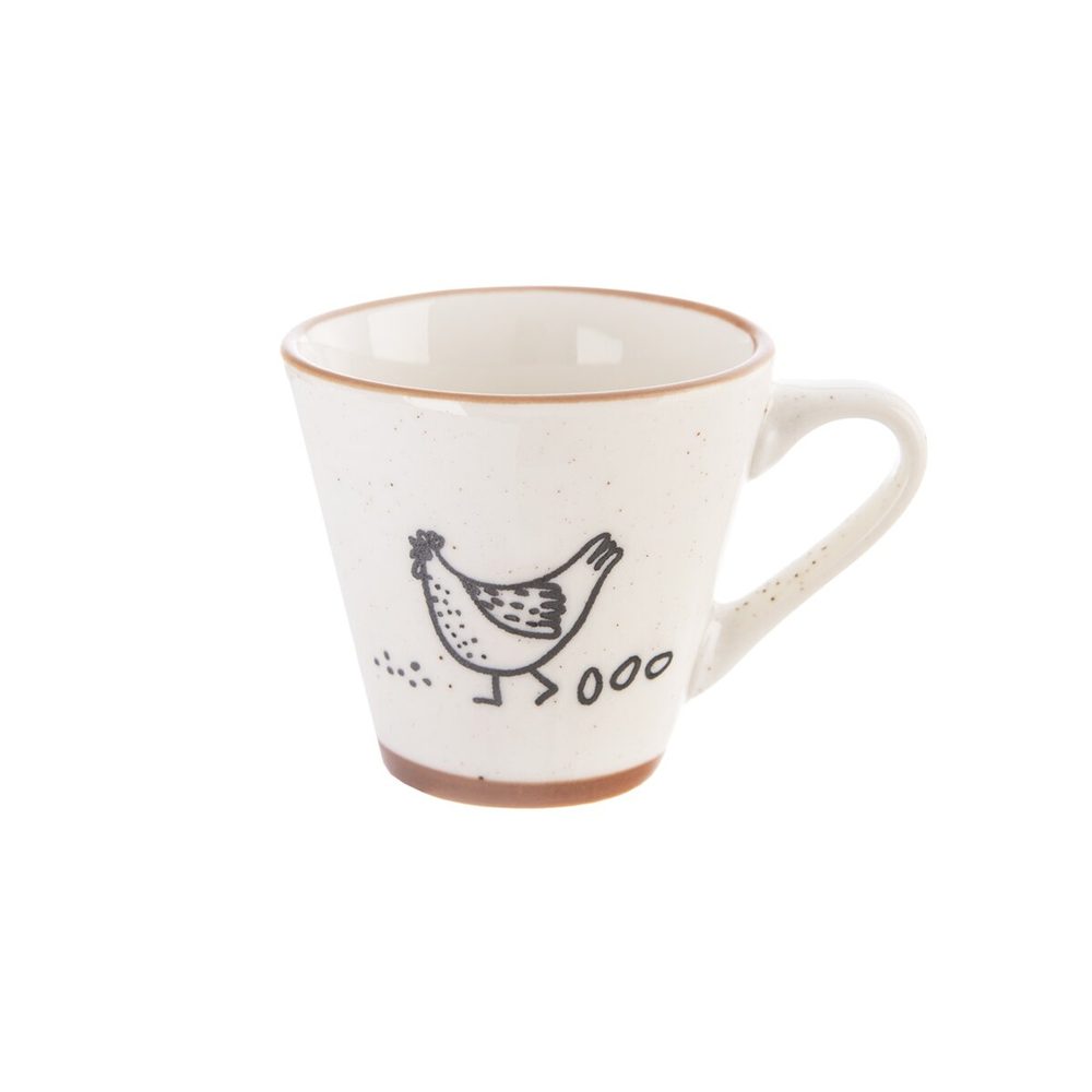 Levně Hrnek STATEK slepice espresso 0,07 l