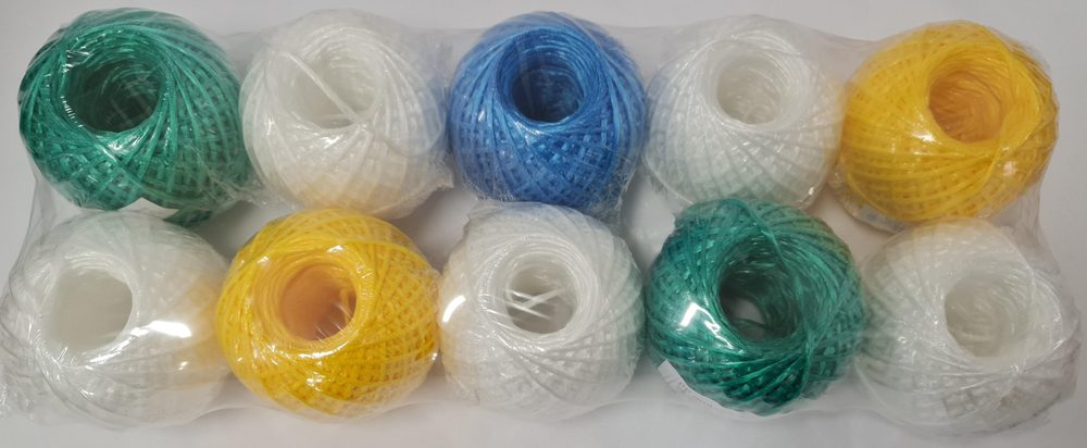 Levně motouz 100g PP, 50m, dTEX 20000, CZ, barevný