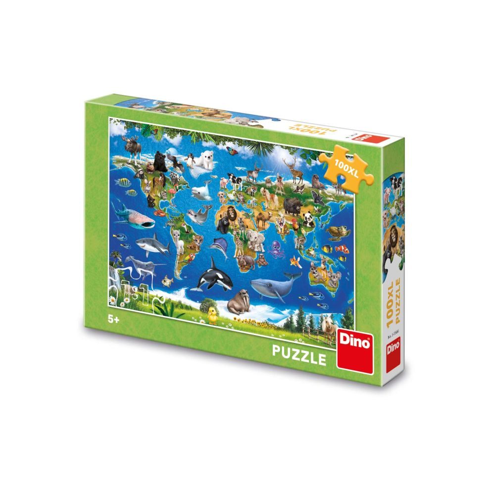 Levně MAPA ZVÍŘAT 100 XL Puzzle