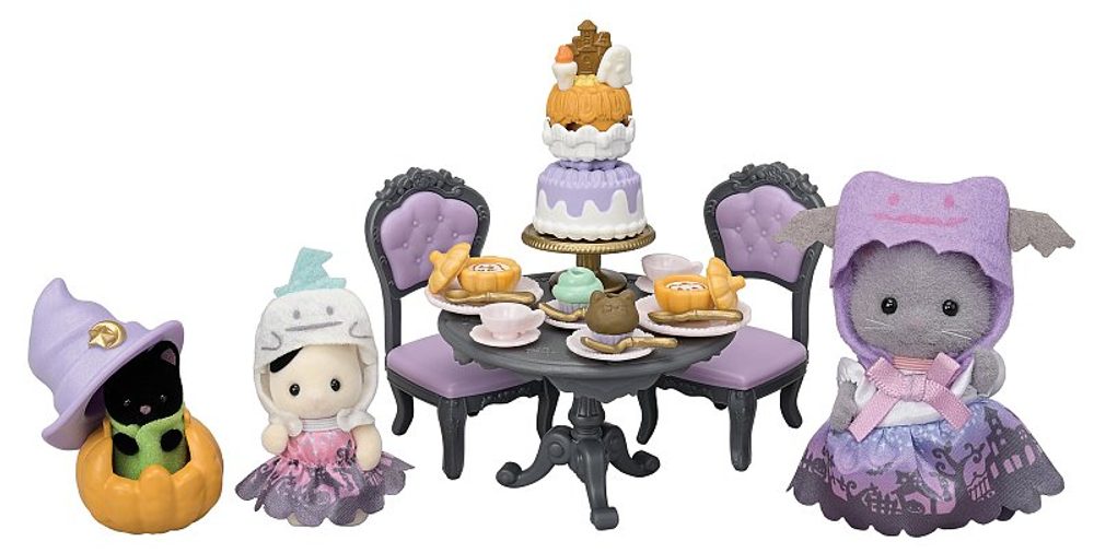 Sylvanian family Halloweenské figurky s příslušenstvím