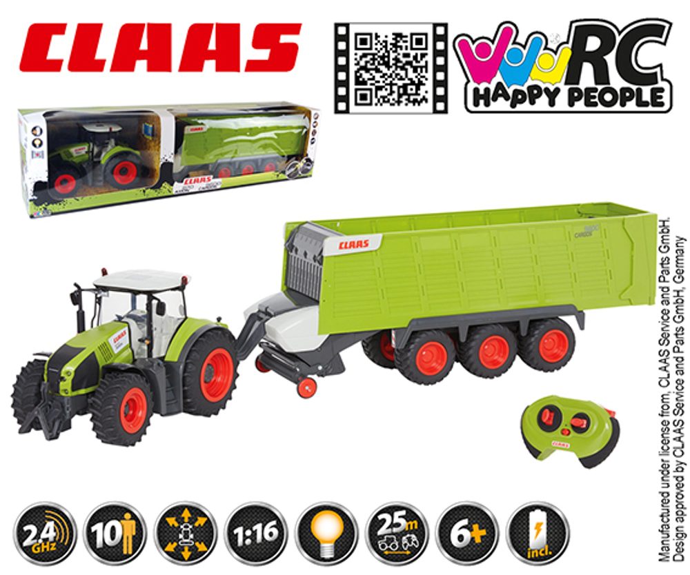Levně Happy People RC Claas Axion + Claas Cargos