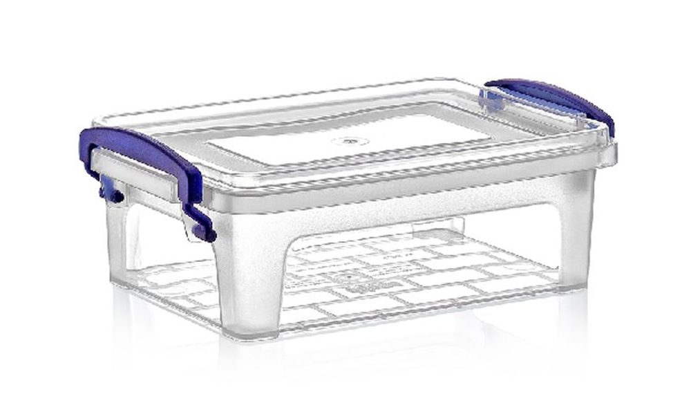 Levně box 1,25l CLEAR 21x14x 7cm, transp.plast