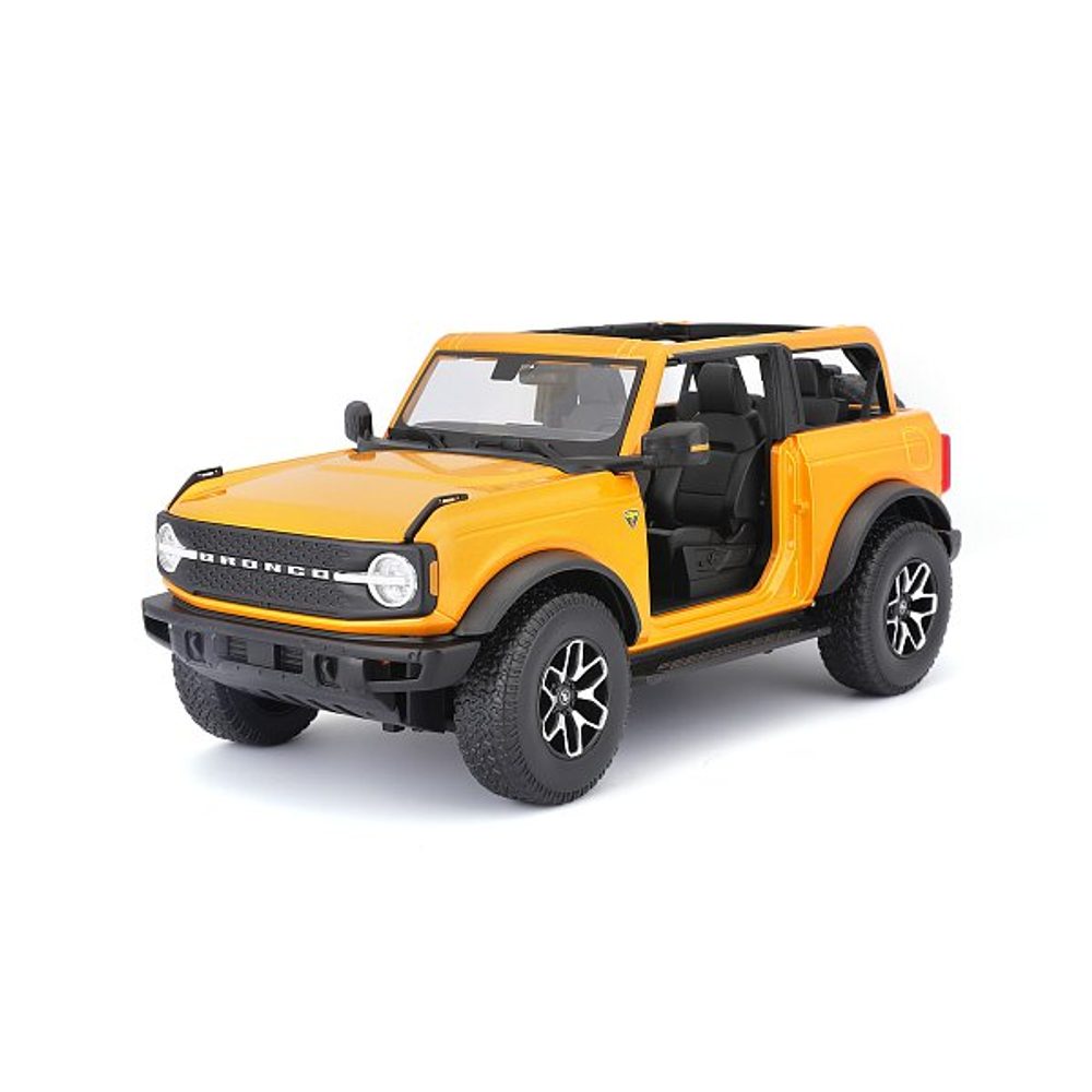 Levně Maisto - 2021 Ford Bronco Badlands (bez dveří), oranžová, 1:18
