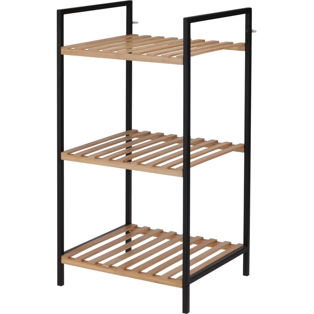 BATHROOM SOLUTIONS Regál do koupelny bambus 3 police 38 x 32,5 x 70 cm KO-784630130
