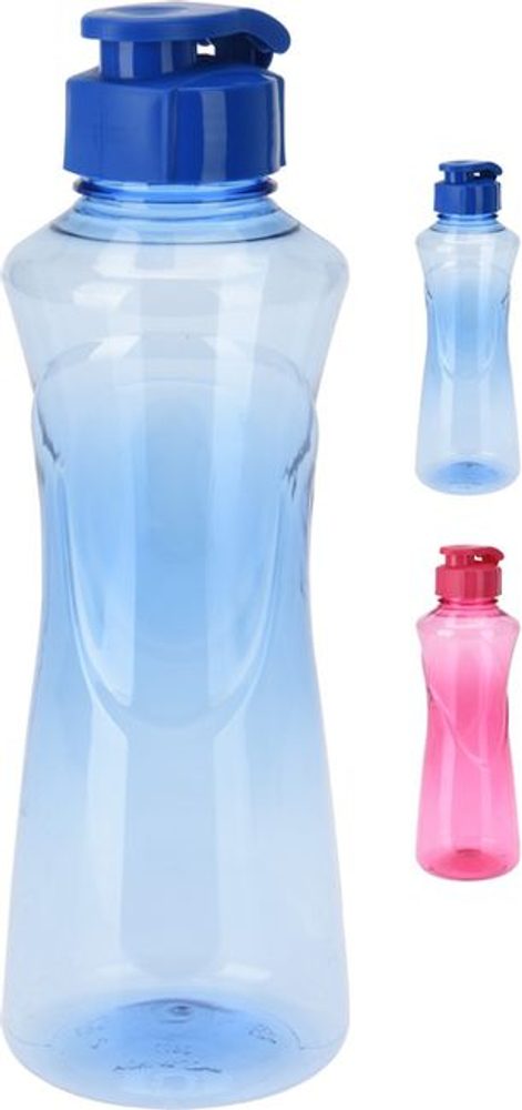 Levně láhev 0,9l SPORT, kryt+nápitka, 2barvy, transp.plast