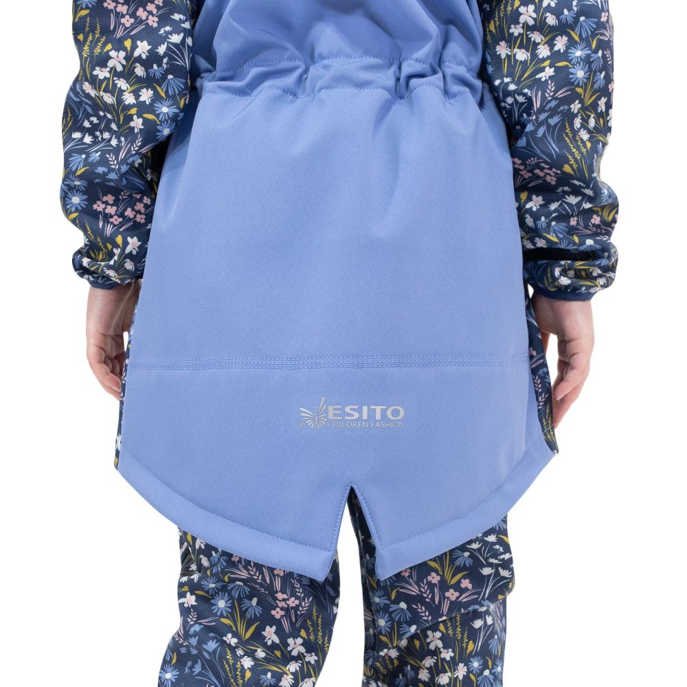 ESITO Dívčí parka Elega Meadows flowers - modrá / 86 - 128 modrá (obrázek 12)