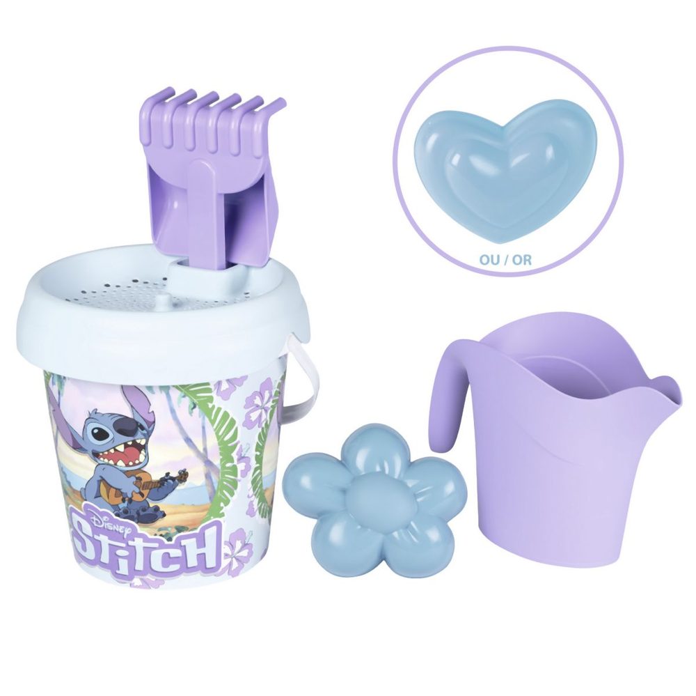 Levně Kyblíček Stitch s konvičkou a přísl., střední