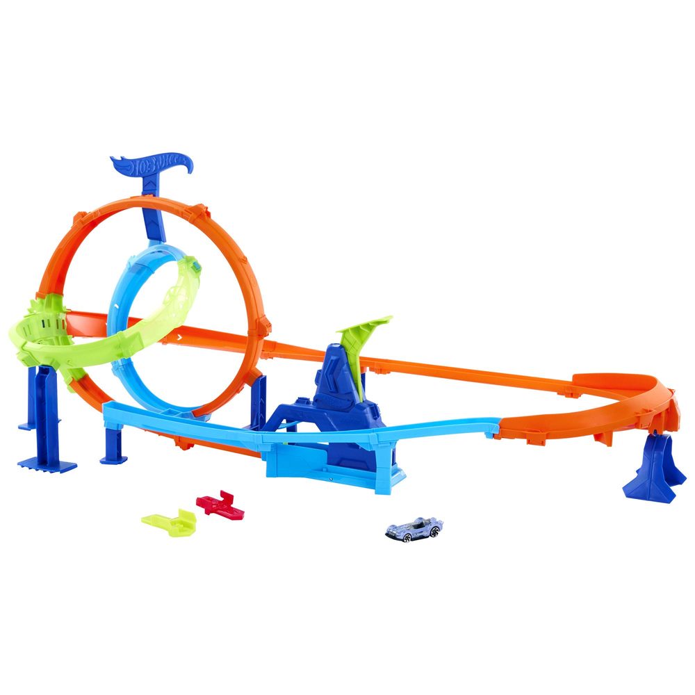 Levně Hot Wheels STUNT TRACKS RAPID LAUNCH CYCLONE