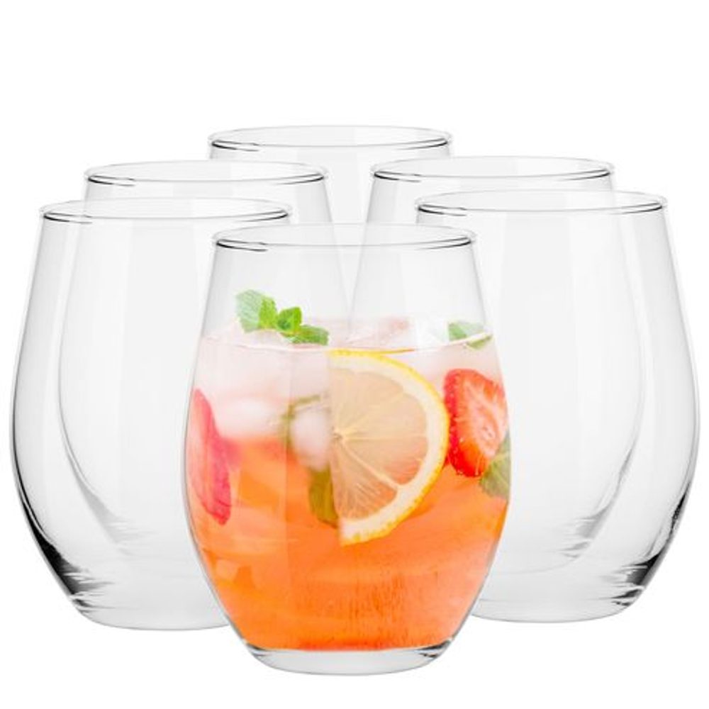 Levně sklen. 625ml, 4ks, SOFIA, TREND, voda
