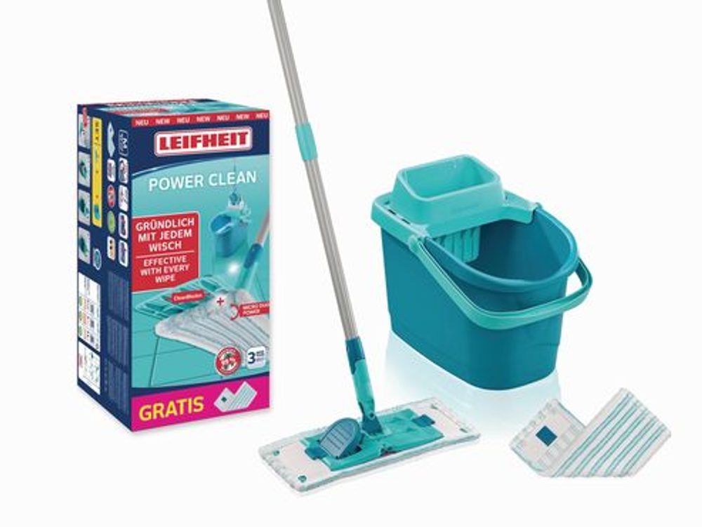 Levně mop kompl.set POWER CLEAN M, +náhr. micro duo 33cm zdarma
