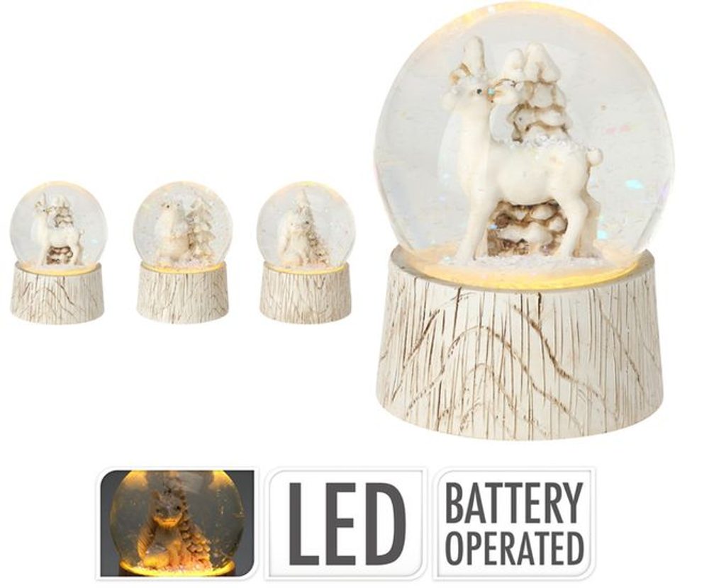 Levně TĚŽÍTKO 6,5cm, ZVÍŘÁTKO ván., sněžítko, LED osv.,3druhy